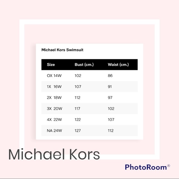BNWT Michael Kors Plus Size Swimsuit - Picture 12 of 12
